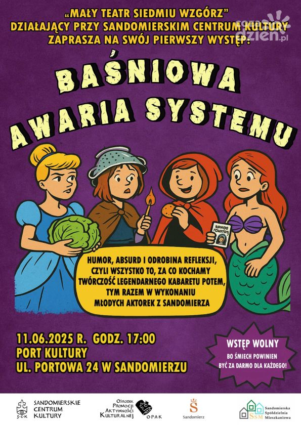 „Baśniowa Awaria Systemu” – młode aktorki z Sandomierza z kabaretowym debiutem
