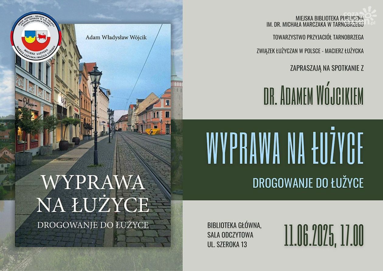 „Wyprawa na Łużyce” – spotkanie autorskie z dr. Adamem Wójcikiem w Miejskiej Bibliotece