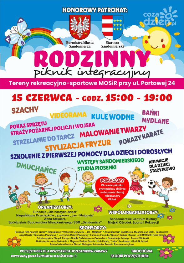 Rodzinny Piknik Integracyjny w Sandomierzu – moc atrakcji i szczytny cel