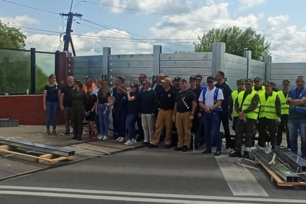 Przeciwpowodziowe ćwiczenia służb na prawobrzeżu