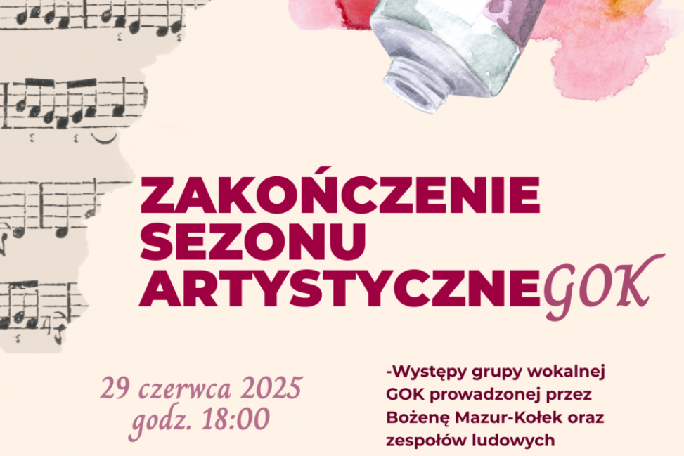 Podsumowanie sezonu artystycznego Gminnego Ośrodka Kultury w Samborcu