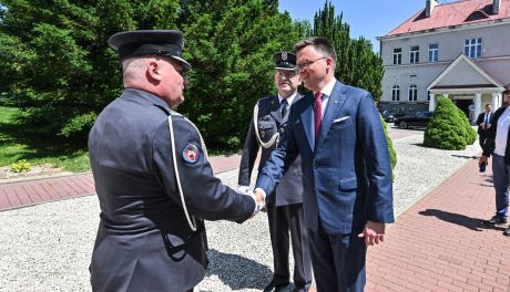 Sejmowa flaga trafiła do obrońców polskiego nieba