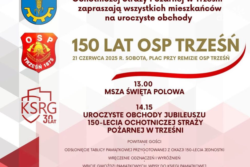OSP Trześń świętuje 150-lecie istnienia – jubileusz już 21 czerwca