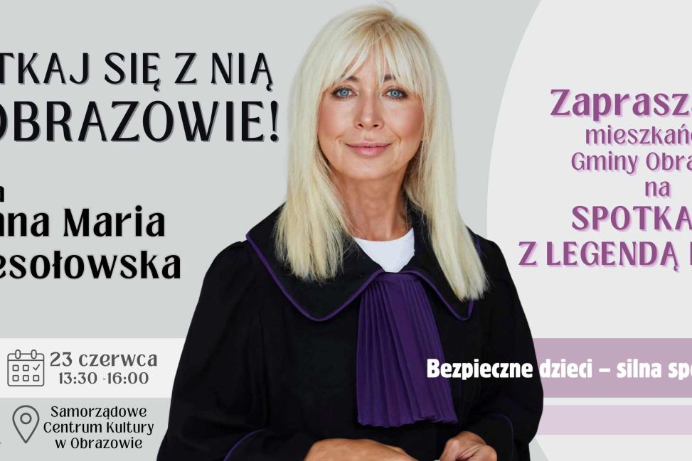 Sędzia Anna Maria Wesołowska w Obrazowie