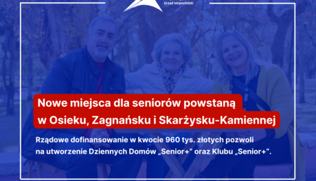 Region świętokrzyski z nowymi placówkami „Senior+”. Powstają trzy kolejne ośrodki dla seniorów