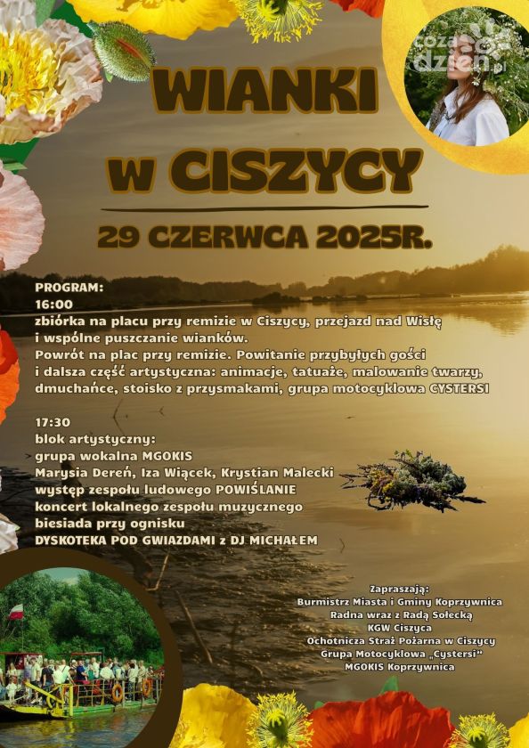 Noc Świętojańska w Ciszycy – tradycja, muzyka i zabawa nad Wisłą