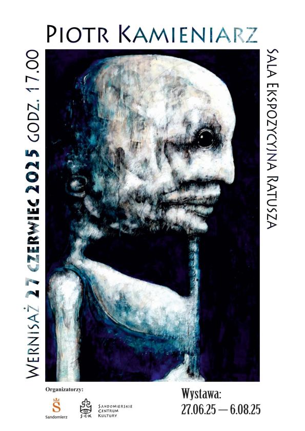 Wystawa Piotra Kamieniarza w Sandomierzu – groteska, metafora i ilustracyjna opowieść o człowieku