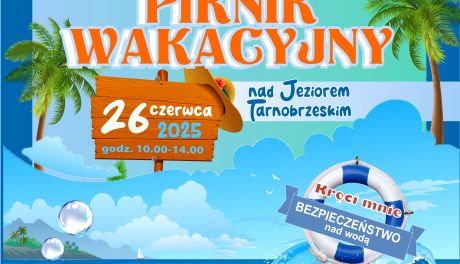 Piknik nad Jeziorem Tarnobrzeskim. Policja i Straż Pożarna zapraszają na bezpieczne wakacje
