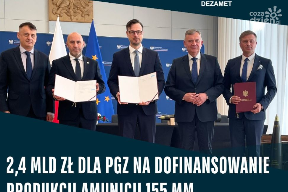 Polska Grupa Zbrojeniowa z 2,4 mld zł dofinansowania na rozwój produkcji amunicji wielkokalibrowej