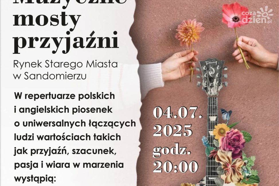 Sandomierz zbuduje muzyczny most przyjaźni – wyjątkowy koncert już 4 lipca