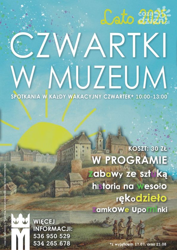 „Czwartki w Muzeum” – wakacyjna przygoda dla dzieci w Zamku Królewskim w Sandomierzu