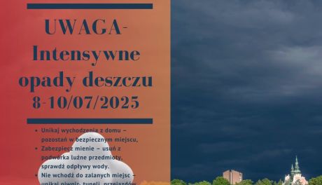 Podkarpacie w gotowości – ostrzeżenia pogodowe i hydrologiczne na 8–10 lipca