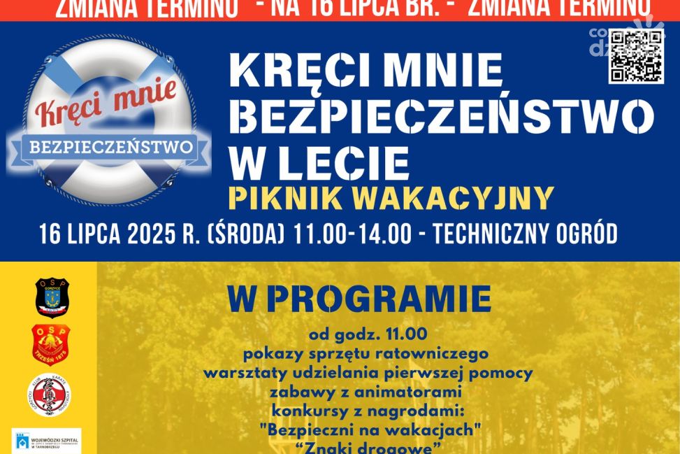 Bezpieczne wakacje w Gorzycach – Piknik rodzinny już dziś