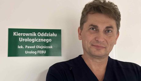 Lek. med. Paweł Olejniczak nowym kierownikiem Oddziału Urologicznego w Sandomierzu