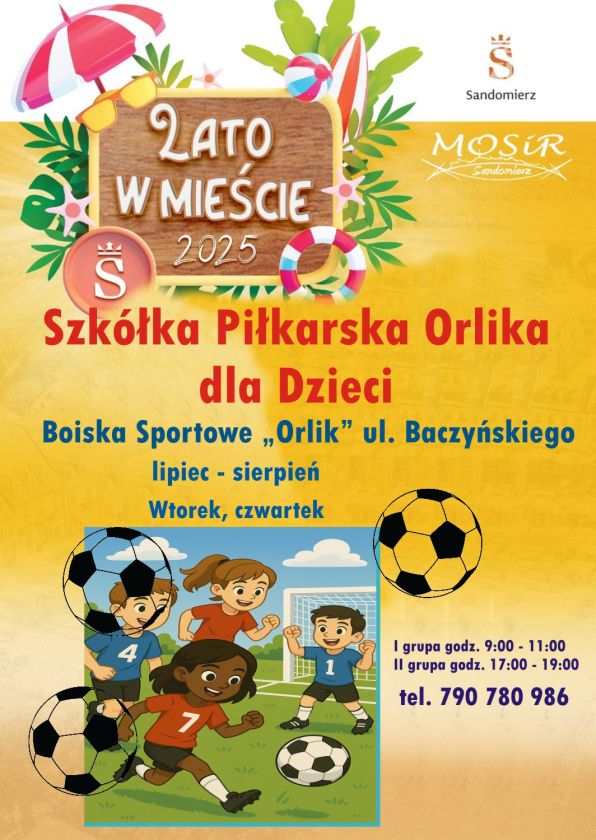 Małe gwiazdy futbolu trenują na Orliku w Sandomierzu! 