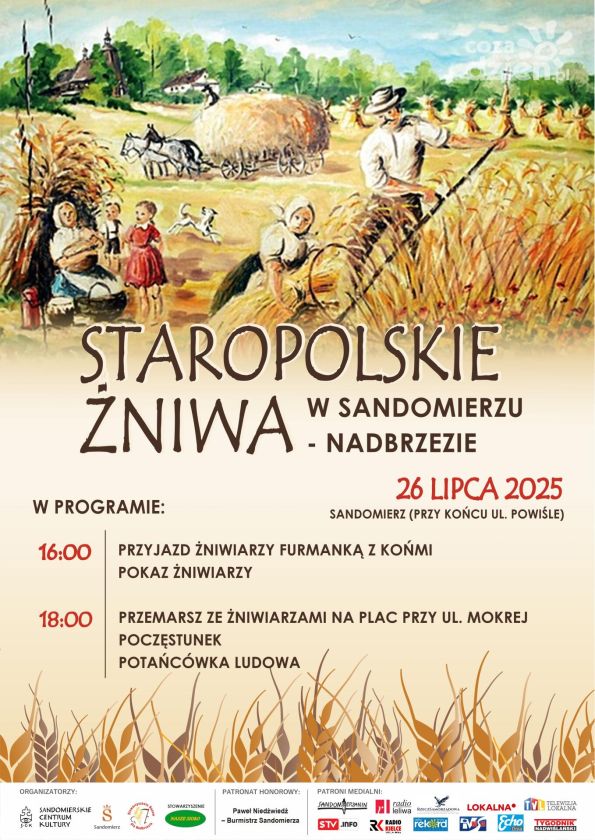 Staropolskie Żniwa już w sobotę. Tradycja, muzyka i potańcówka w Nadbrzeziu