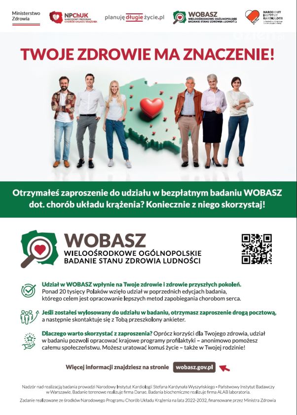Sandomierz w ogólnopolskim badaniu zdrowia – rusza WOBASZ3