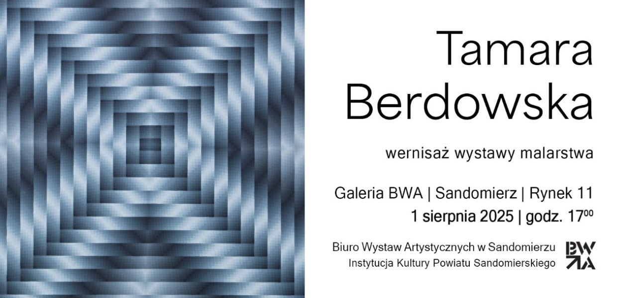 Tamara Berdowska w Sandomierzu. Wernisaż jednej z najoryginalniejszych artystek abstrakcji geometrycznej już w piątek