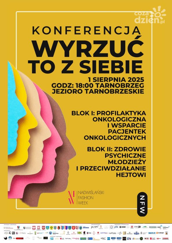 Konferencja „Wyrzuć to z siebie” nad Jeziorem Tarnobrzeskim – zdrowie, moda i społeczne wsparcie