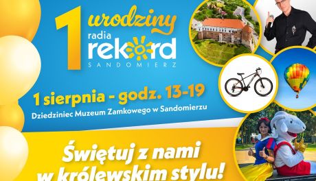 Radio Rekord Sandomierz ma już rok! Urodzinowe święto na dziedzińcu zamkowym