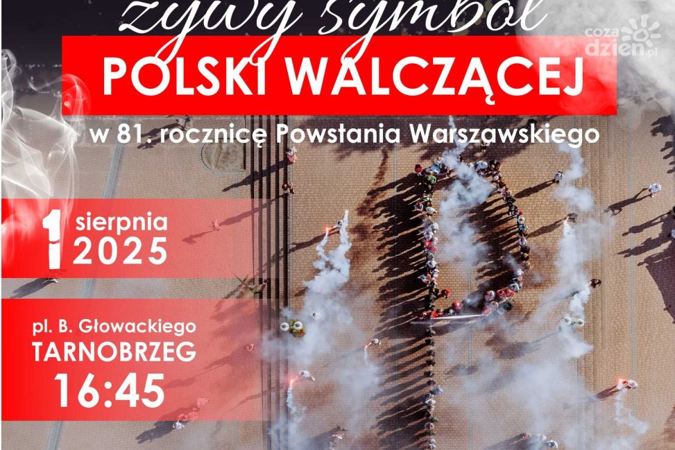 Tarnobrzeg uczci rocznicę Powstania Warszawskiego – powstanie żywy symbol Polski Walczącej