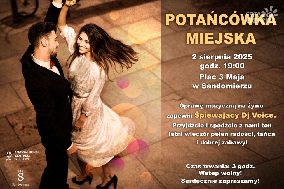 Potańcówka Miejska już 2 sierpnia na Placu 3 Maja