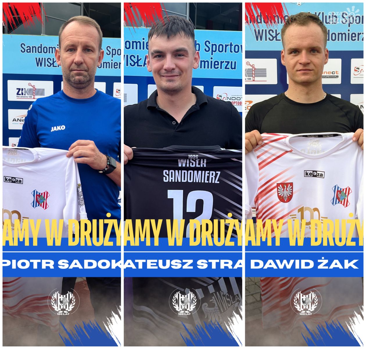 Wisła Sandomierz z nowymi twarzami. Sadok w sztabie, Strąk wraca do bramki