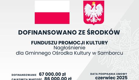 Nowe nagłośnienie w GOK Samborzec. Lepsza jakość, większa dostępność kultury