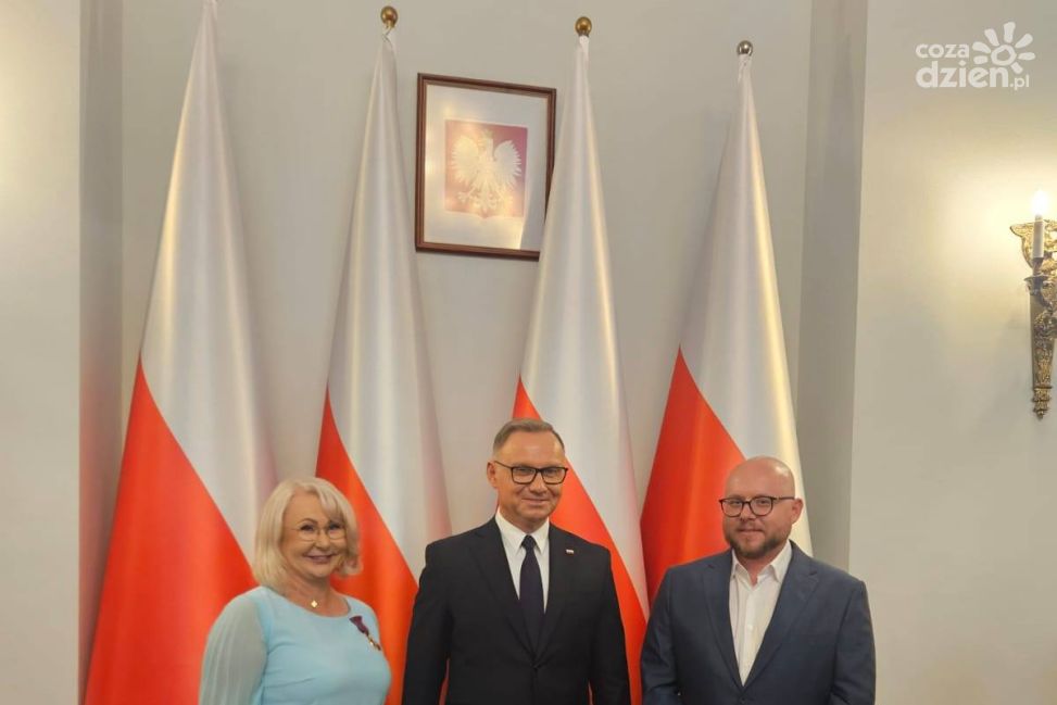 Złoty Krzyż Zasługi dla Burmistrz Zawichostu