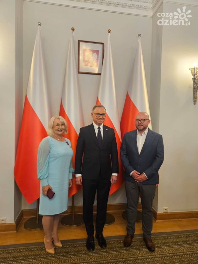 Złoty Krzyż Zasługi dla Burmistrz Zawichostu