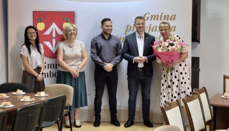 Po 43 latach pracy Pani Zofia Śliwińska przeszła na emeryturę. Gmina Samborzec dziękuje za wszystko