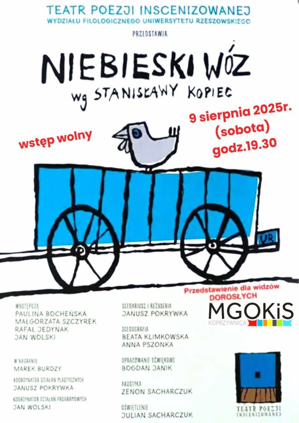 „Niebieski wóz” w Koprzywnicy – spektakl pełen poezji, wspomnień i wzruszeń