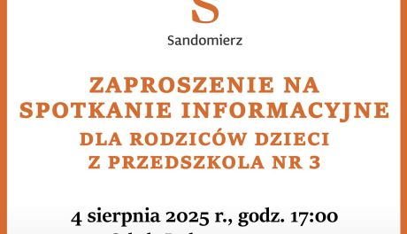 Spotkanie informacyjne dla rodziców dzieci z Przedszkola nr 3