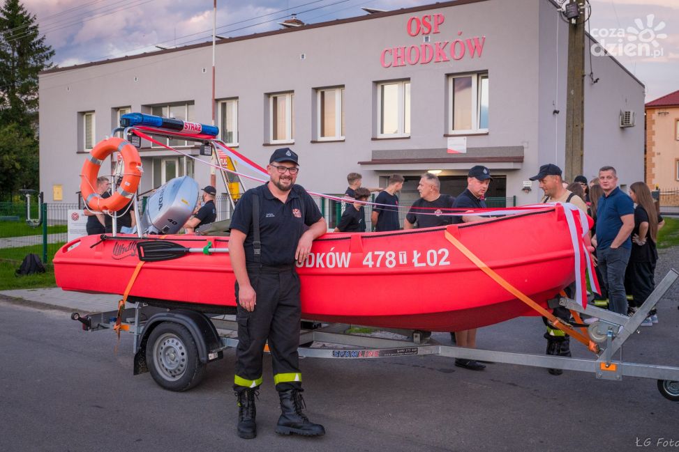 OSP Chodków ma nową łódź ratowniczą. To przełom dla lokalnego bezpieczeństwa