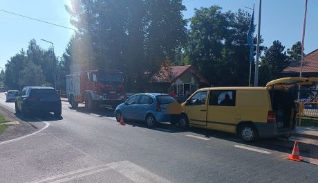 Zderzenie na Krakowskiej w Sandomierzu. Jedna osoba trafiła do szpitala