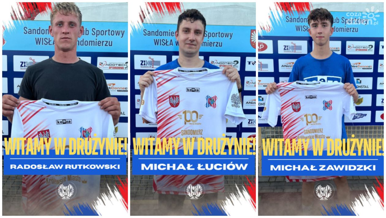 Wisła Sandomierz z trzema nowymi zawodnikami!