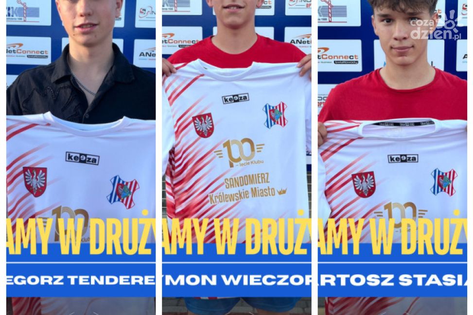 Trzech wychowanków wraca do Wisły Sandomierz. Klub stawia na lokalną tożsamość