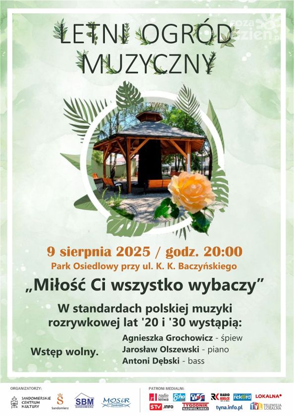 Letni Ogród Muzyczny w Sandomierzu. Nastrojowy wieczór z przedwojennymi przebojami