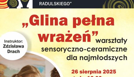 „Glina pełna wrażeń” – bezpłatne warsztaty dla najmłodszych w Sandomierzu