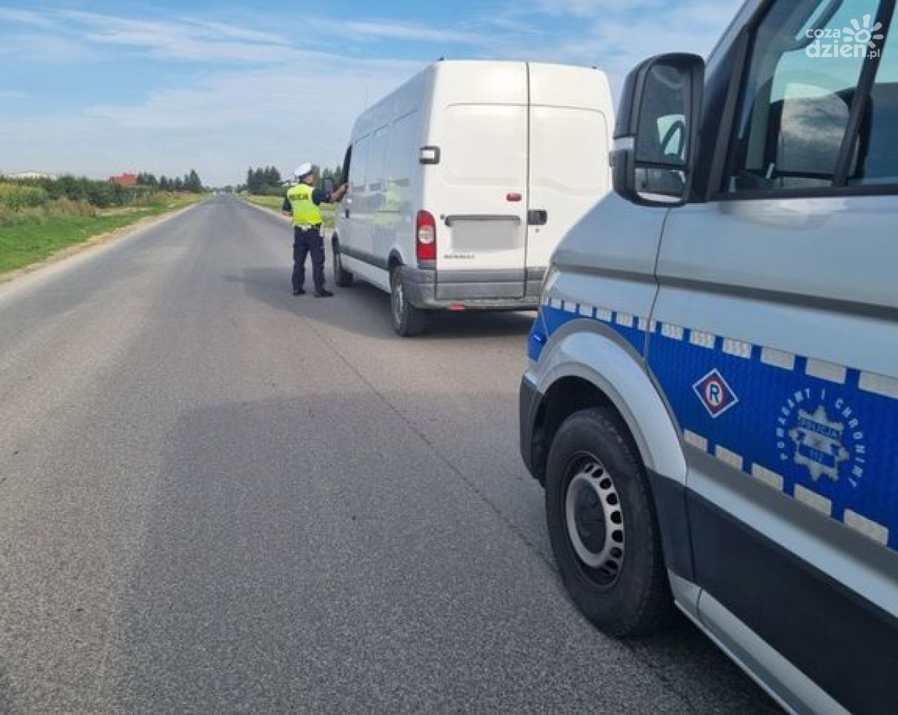Akcja „Truck&Bus” w Sandomierzu: 58 kontroli, 31 wykroczeń i zatrzymane dowody rejestracyjne
