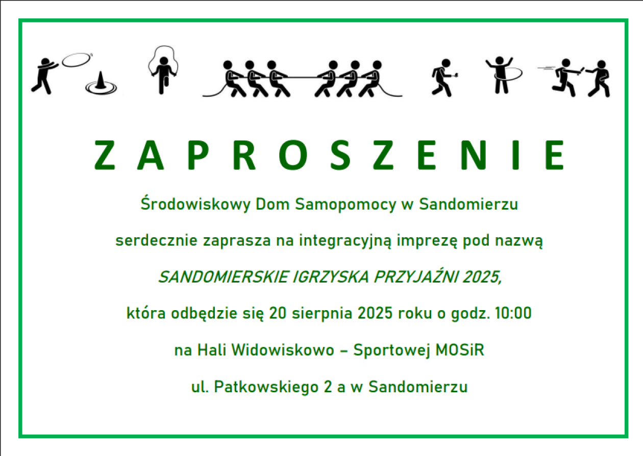 Sandomierskie Igrzyska Przyjaźni 2025 – sport i integracja w jednym wydarzeniu