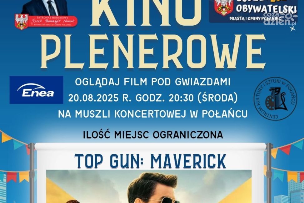 Plenerowy pokaz filmu w Połańcu – dziś wieczorem