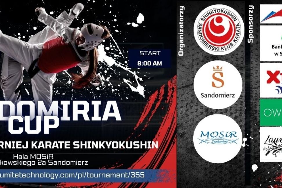 Karatecy z całej Polski zawalczą w Sandomierzu! „Sendomiria Cup 2025” już 4 października