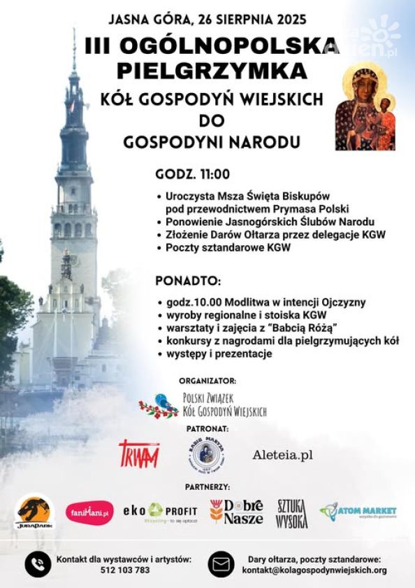 KGW z Gminy Łoniów pojadą na pielgrzymkę do Częstochowy