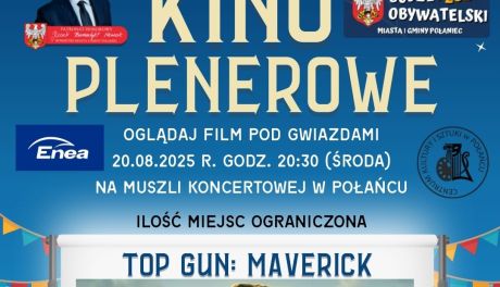 Plenerowy pokaz filmu w Połańcu – dziś wieczorem
