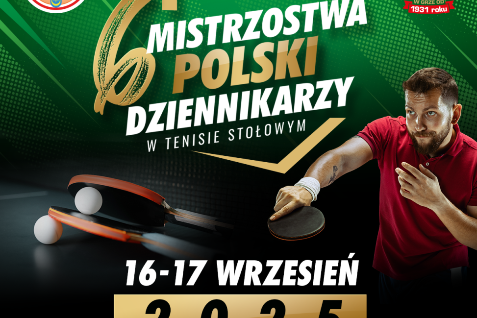 6. Mistrzostwa Polski Dziennikarzy w Tenisie Stołowym w Tarnobrzegu