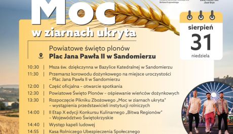 Dożynki powiatowe w Sandomierzu. Gwiazdami Loka i Wiktor Dyduła