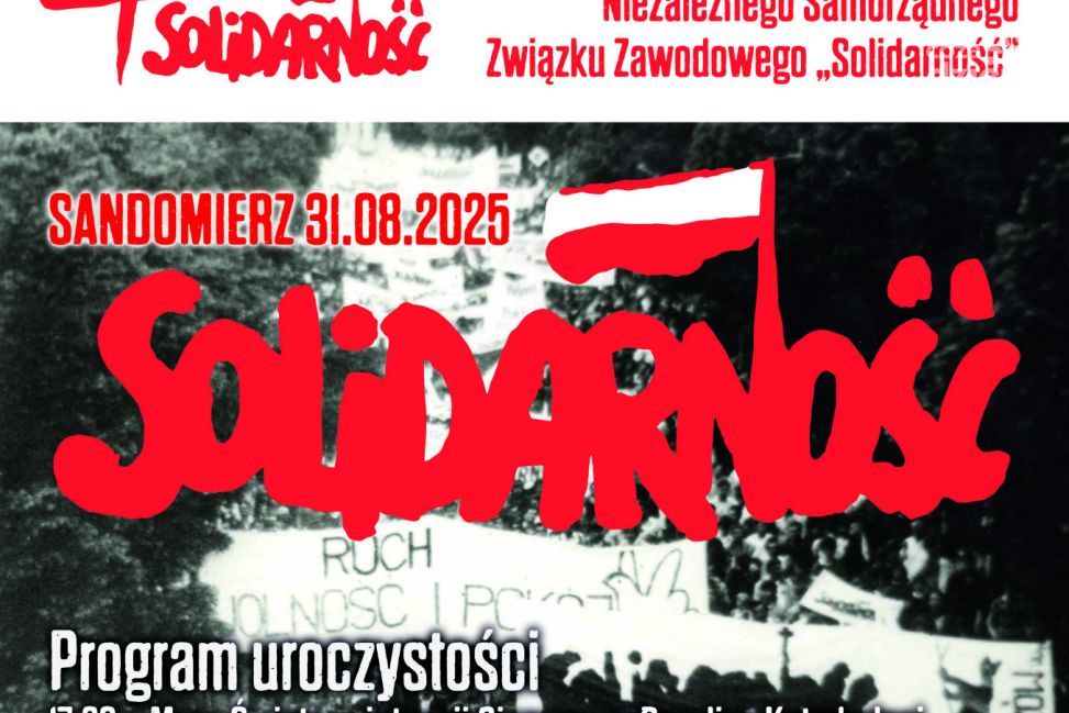 Sandomierz uczci 45. rocznicę powstania „Solidarności”