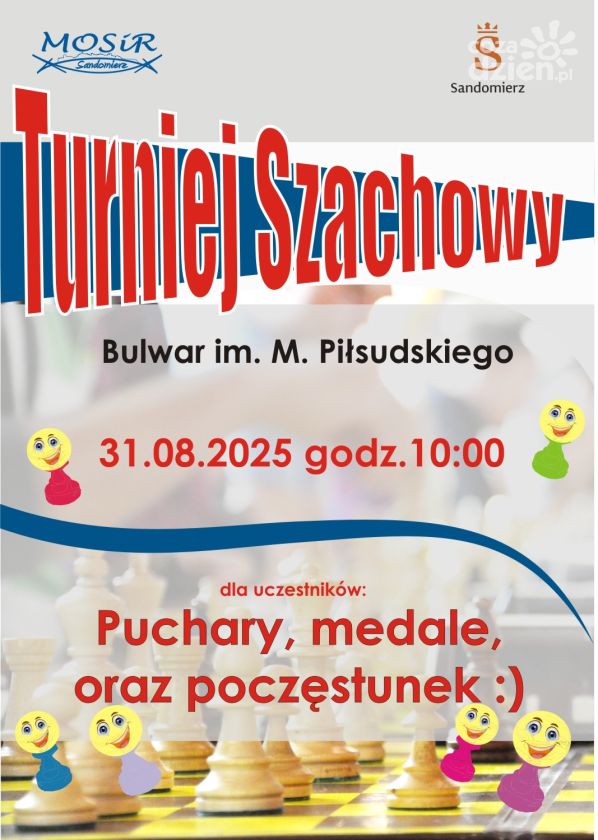 Wielki finał „Wakacyjnych spotkań z szachami” – Turniej Szachowy już 31 sierpnia!