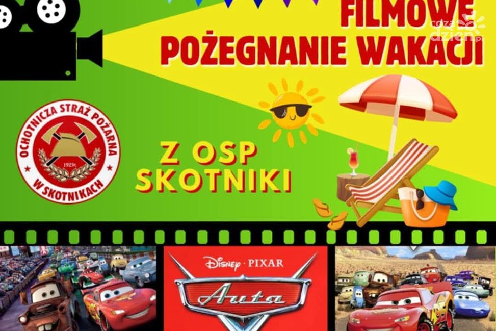 Filmowe pożegnanie wakacji z OSP Skotniki